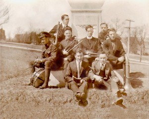 Banner 2 - F jf  Theatre-Music 1918 Orchestra 90-877-3384 StFX Archives